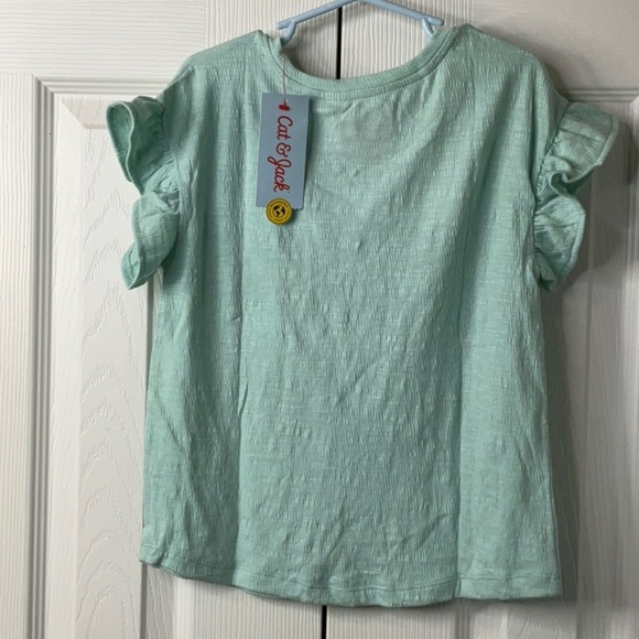 Cat & Jack Short Sleeve Shirt Size S (6/7) - Picture 6 of 8